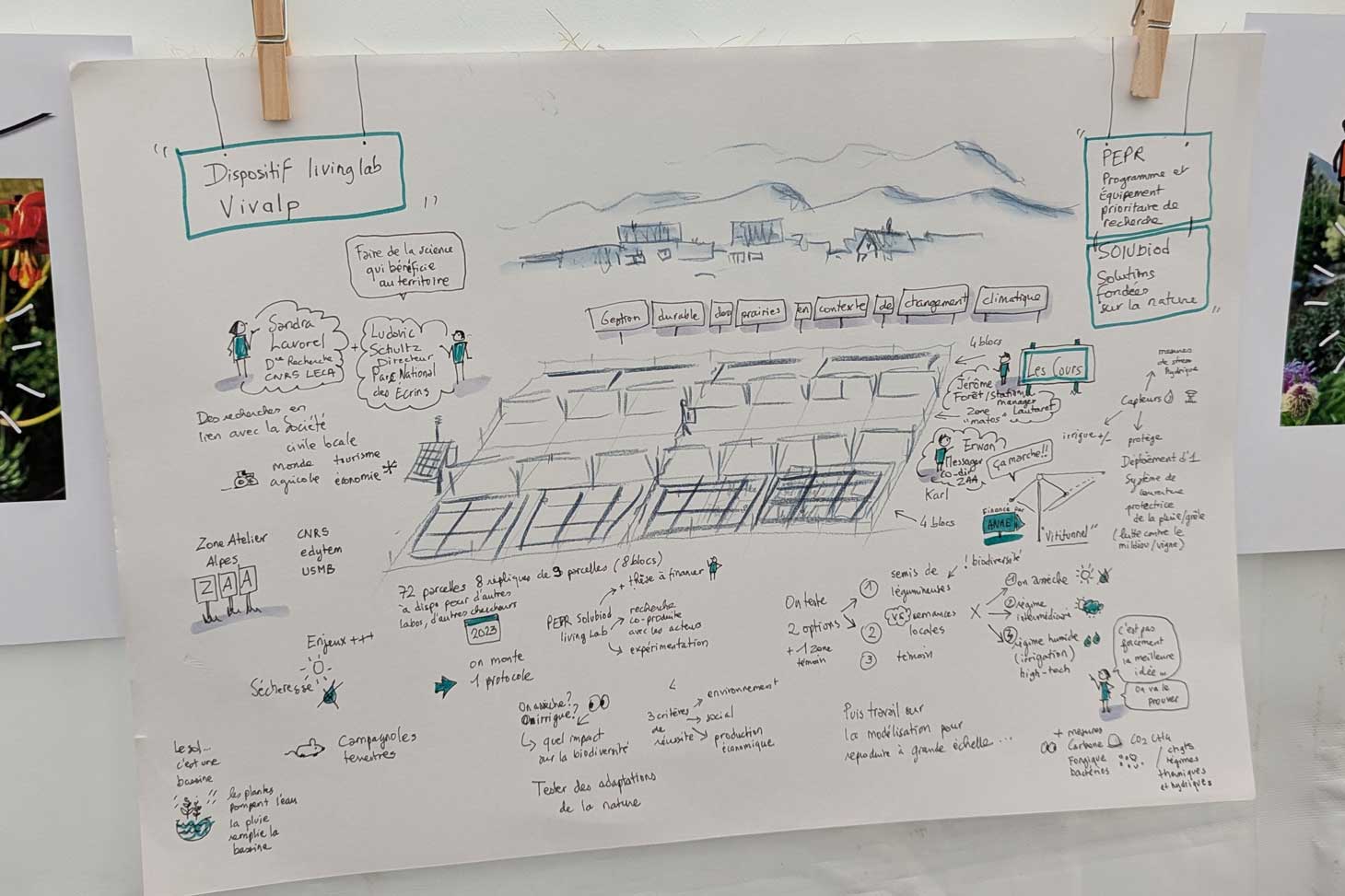 Notes graphiques d'Anne Bosquet