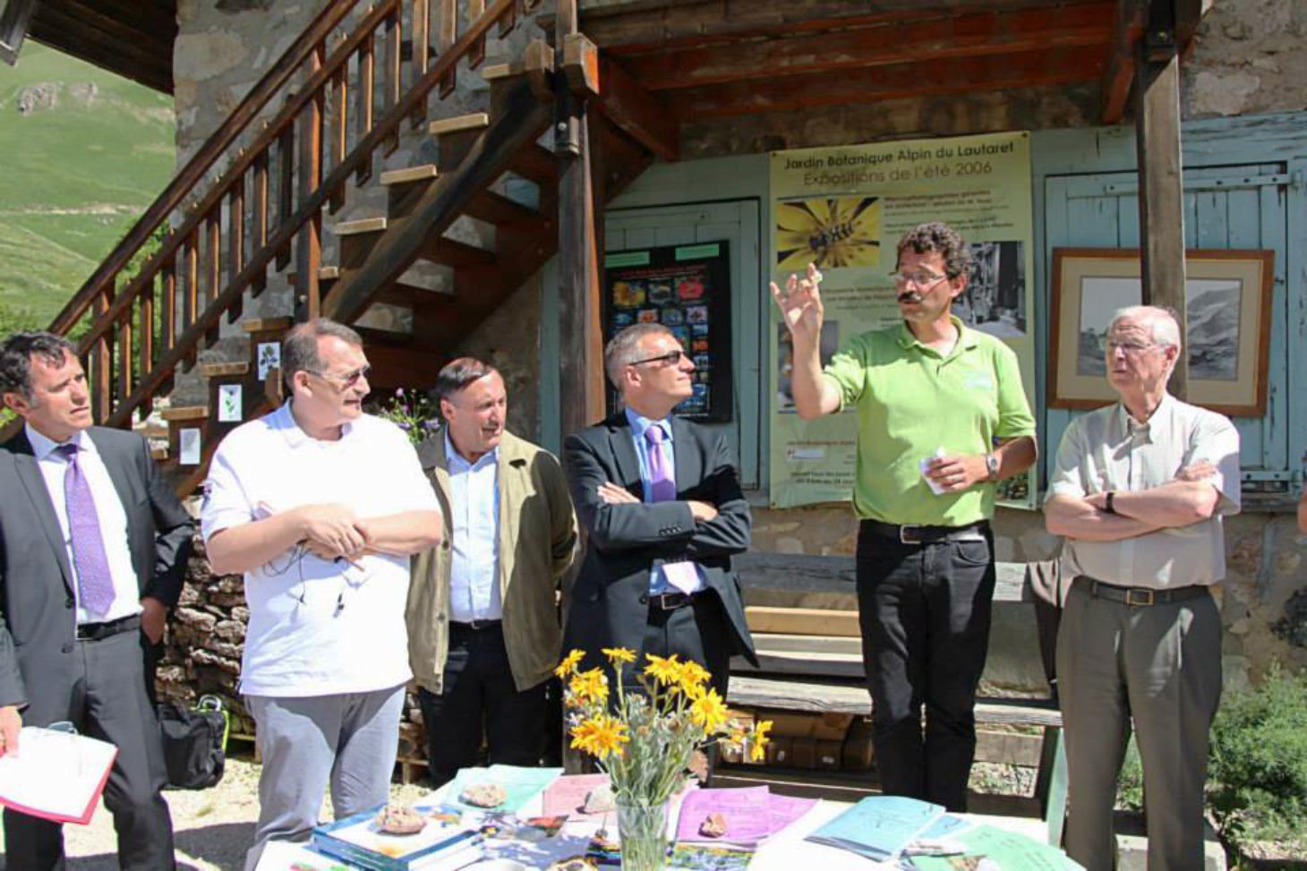 Présentation des projets d'avenir par Serge Aubert, directeur du jardin