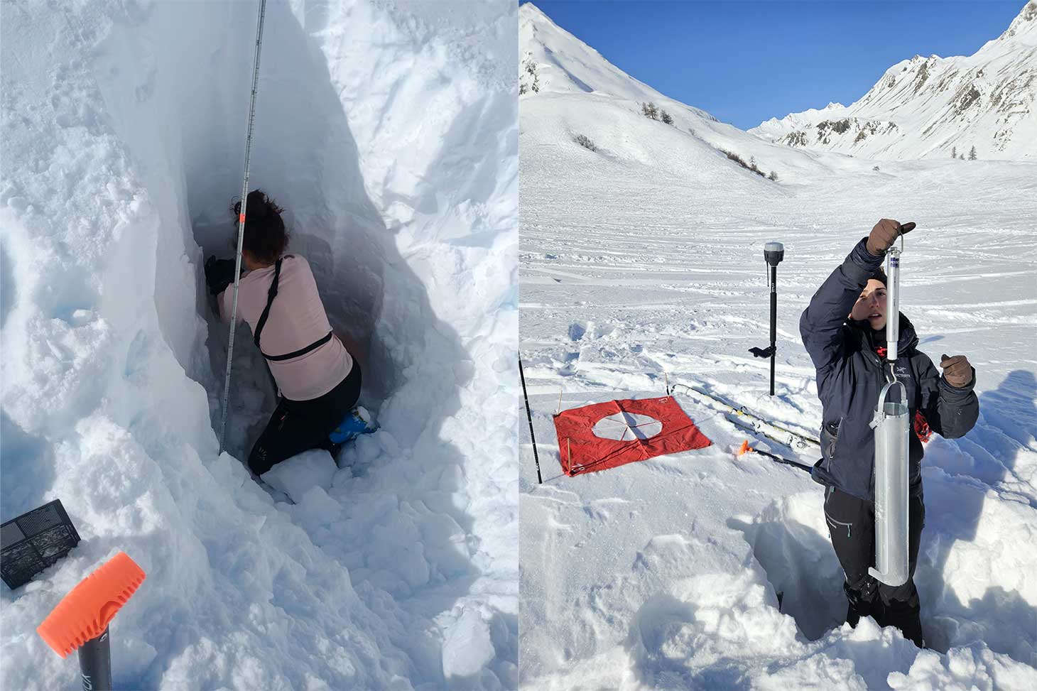 Mesure de l’équivalent en eau du manteau neigeux