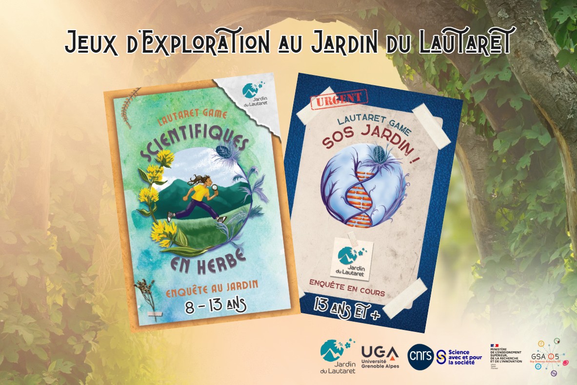 Jeu d'exploration au jardin du Lautaret pour enfants et ados